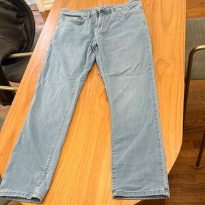 7 Diamonds Men's Light Blue Jeans - Athletic Fit